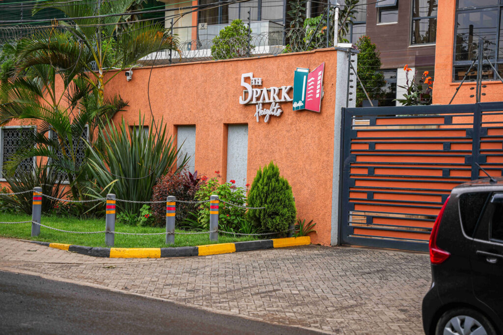 5th Park Heights building facade viewed from street level, Parklands Nairobi